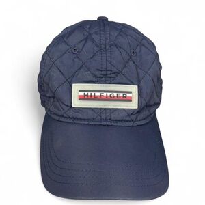 Women's Navy blue Tommy Hilfiger quilted baseball cap #preppy #summer